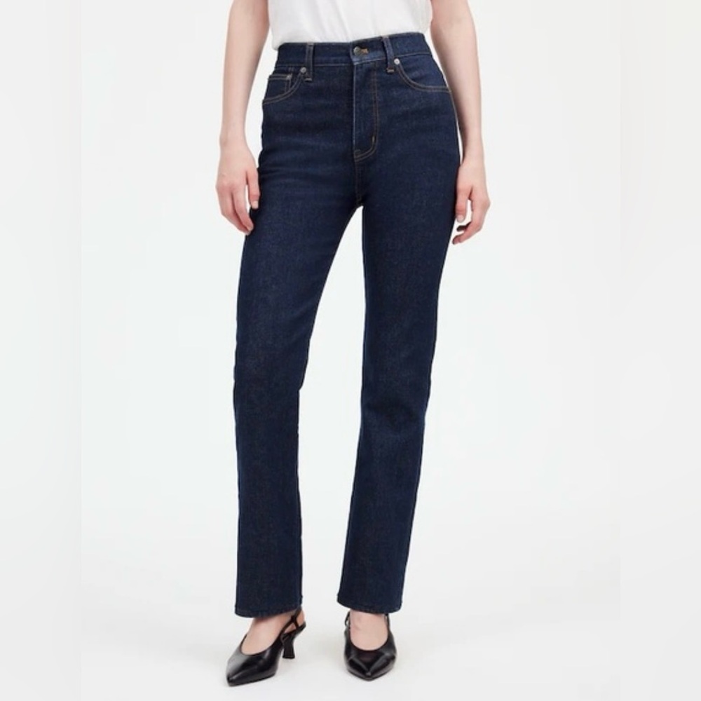 Madewell Curvy 90s Straight Dark Wash Jeans W25